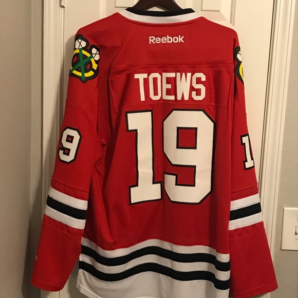 🔥Authentic Chicago Blackhawks Jon Toews Jersey XL